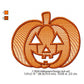 Halloween Pumpkin Jack O' Lanterns Symbols Machine Embroidery Digitized Design Files