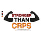 Stronger Than CRPS Hand CRPS Awareness Slogans Machine Embroidery Digitized Design Files