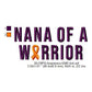 Nana of a Warrior Hand CRPS Awareness Slogans Machine Embroidery Digitized Design Files