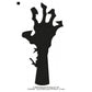 Halloween Scary Hand Shadow Symbols Silhouette Machine Embroidery Digitized Design Files