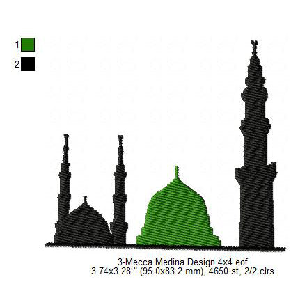 Rawdah Riyazul Jannah The Garden Masjid Al Nawabi Medina Machine Embroidery Digitized Design Files