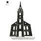 Massachusetts Old South Meeting House Silhouette Machine Embroidery Digitized Design Files