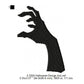 Halloween Scary Hand Shadow Symbols Silhouette Machine Embroidery Digitized Design Files