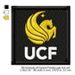 University of Central Florida UCF Logo Machine Embroidery Digitized Design Files