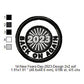 Back On Again 2023 New Year Wishing Merit Badge Machine Embroidery Digitized Design Files