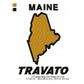 Travato Maine State Map Designs Machine Embroidery Digitized Design Files