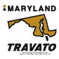 Travato Maryland State Map Designs Machine Embroidery Digitized Design Files