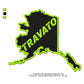 Travato Alaska State Map Designs Machine Embroidery Digitized Design Files