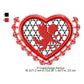 Cupid Love Swirl Symbol Valentines Day Machine Embroidery Digitized Design Files