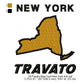 Travato New York State Map Designs Machine Embroidery Digitized Design Files