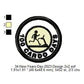 100 Cardo Days 2023 Workout Challenge Merit Badge Machine Embroidery Digitized Design Files