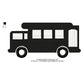 Travel Vehicle Silhouette Machine Embroidery Digitized Design Files