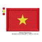 Vietnam Flag Vietnamese Machine Embroidery Digitized Design Files | Dst | Pes | Hus | VP3