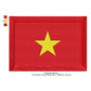 Vietnam Flag Vietnamese Machine Embroidery Digitized Design Files | Dst | Pes | Hus | VP3