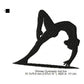 Woman Gymnastic Athletics Silhouette Machine Embroidery Digitized Design Files